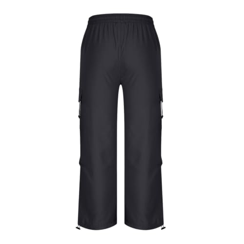 Women Lightweight Cargo Pants Wide Leg High Waisted Pants with Pockets - image 6