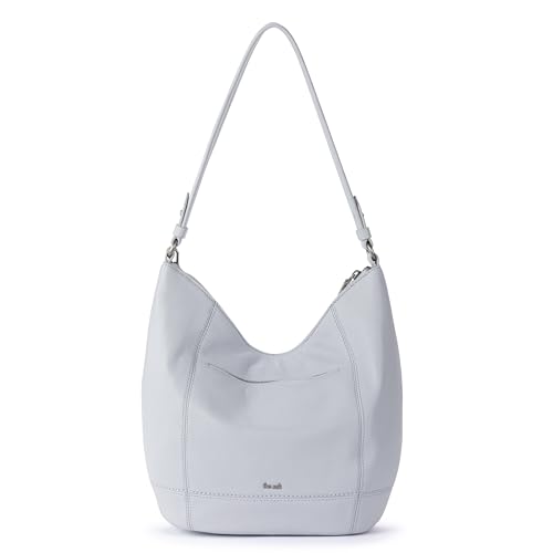 Image of The Sak Sequoia Leather Hobo Bag - Large Slouchy Shoulder Purse, Zip Pocket