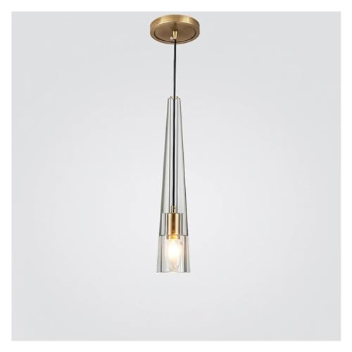 Suspension cristal ZR98US luminaire cuivre pour design îlot de cuisine