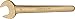 Ega Master Single Ended Open Jaw Spanner 12 Mm Non Sparking Cu-Be