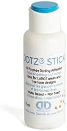 Diamond Dotz DDA-032 Freestyle Glue 75 ml, Accessory for Diamond Painting, Water-Based Adhesive for Adhesion of Diamonds to Wood, Glass, Metal and Textiles, Dries Transparent