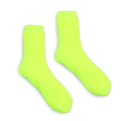 Image of Womens Neon Daily Casual Fashion Socks Colorful Fancy Design