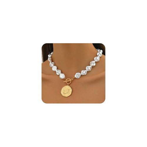 �S�[���h�p�[���r�[�Y�`�F�[���R�C���`���[�J�[�l�b�N���X�A�����p�A�傫�ȃ��_���I���y���_���g�l�b�N���X �y�[�p�[�N���b�v OT�g�O���l�b�N���X �l�b�N�W���G���[, 2XL, �����|, ��΂Ȃ�