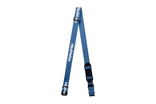 MiniMates Tragegurt für Laufrad | Praktischer Schultergurt für Laufrad, Leicht und Verstellbar | Bequemes Tragen von Laufrädern - Robustes Material - Perfekt für unterwegs (blau)