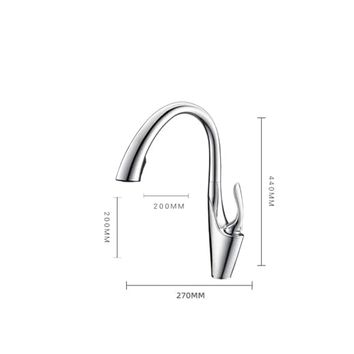 Grifo de cocina extraíble fácil de instalar para eliminar salpicaduras 7