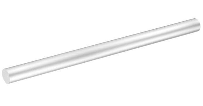 Round Aluminum Rod 6061, 8 x 1.5 Inch, 200 x 38mm Aluminum Stock for DIY Craft and Industrial, 4 Pcs