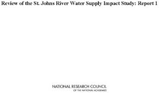 Review of the St. Johns River Water Supply Impact Study: Report 1