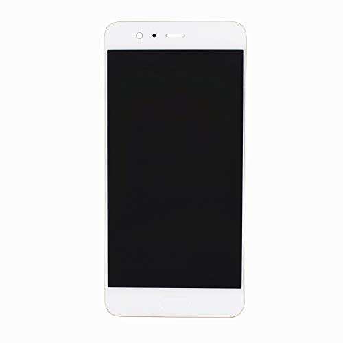 Image of LCD Screen and Digitizer Assembly with Fingerprint Button Keypad and Bezel Frame Compatible with Huawei P10 Plus VKY-L09 VKY-L29 VKY-AL00(White)