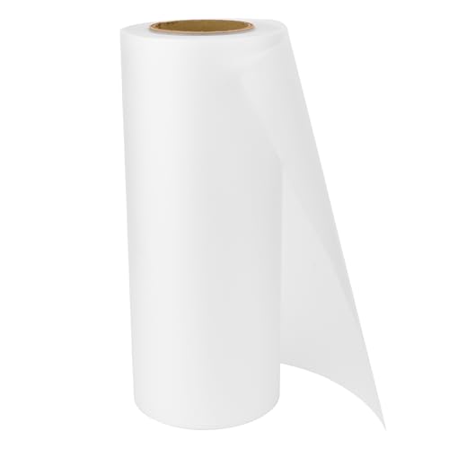 DTF Transfer Film Roll 13' x 328ft,Double Sided Glossy Clear PreTreat PET Heat Transfer Paper, Cold and Hot Peel, Direct to Film for T-Shirts Textile