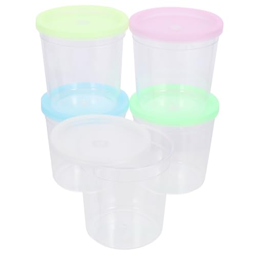 GALPADA 12個 透明水母杯 花瓶兼用プラスチック製耐久性ベタ飼育カップ おしゃれで多機能インテリア用カップランダムカラー ランダムカラー