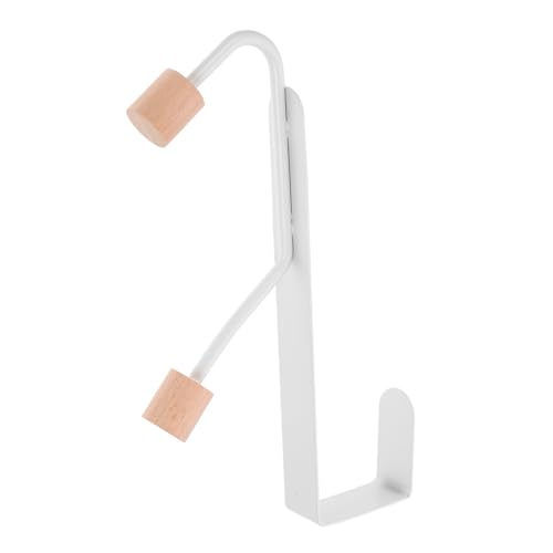 NAMOARLY Door Hook Door Hanger Hook for Door Bag Hook Hanger Hook Powerful Hook Door Hanging Hook Hooks Hangers Door Hat Hook Door Coat Hook Door Rack Hanger Carbon Steel White