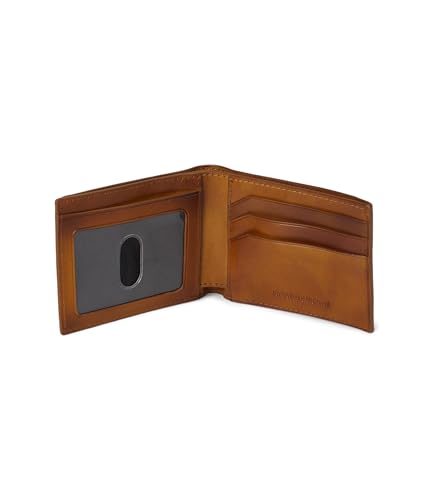 Johnston & Murphy Men's Hudson Burnished Billfold Wallet, Brown, One Size3