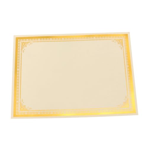 Homoyoyo 8 hojas Papel con Borde Elegante para Diplomas y Premios Paquete para Impresión Académica y Reconocimientos