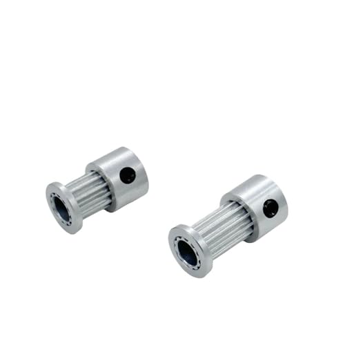 Polea dentada GT2 de 12T con acoplamiento síncrono estable para eje de 5mm 2