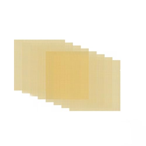 YINUK 1 Pc Brass Woven Wire Mesh 30x30cm - Multi-Mesh (20 to 200) for Liquid/Powder Filter, DIY Crafts, Construction(200 Mesh)