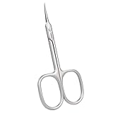 THRAU Premium Manicure Scissors Multi-purpose Stainless Steel Cuticle Trimmer Beauty Grooming Kit for Nails, Eyebrows, Eyelashes and Dry Skin
