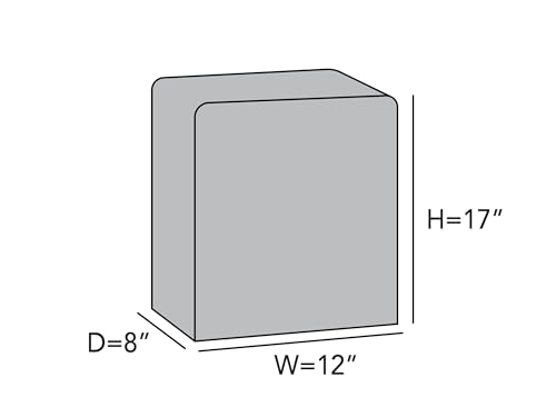 Image of Covermates Rectangular Appliance Cover, 12 inchW x 8 inchD x 17 inchH, Bronze