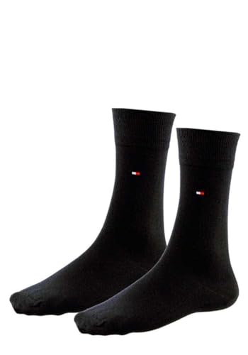 Tommy Hilfiger Unisex Kinder Classic Socken, Schwarz, 35-38 EU