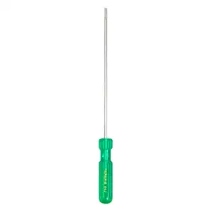 Taparia 842 Steel (3.5 x 0.5mm) Flat Tip Screw Driver (Green and Silver)