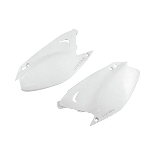 Acerbis Side Panel Set (White) for 03-07 Kawasaki KX250