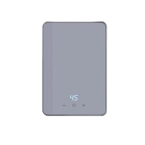 Termo Electrico, Calentador De Agua Caliente Instantáneo Calentador De Agua Doméstico Del Tesoro De La Cocina Pequeña, Calentadores De Agua Sin Tanque Ducha De Agua Caliente Instantánea(Nero)