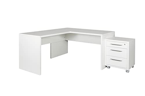 N°1 Modulo angolare color bianco laccato lucido. COD SR6119K35206. Dimensioni (LxAxP): 100,00x73,00x60,00 cm.