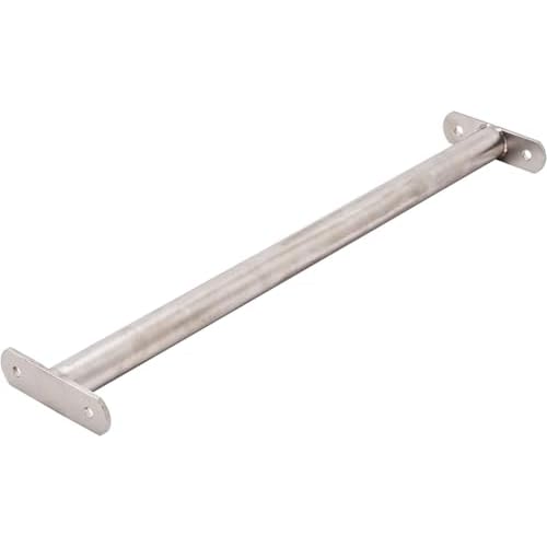 TRIBECCO® Reckstange Turnstange Gymnastikstange Metallstange (Edelstahl, 115 cm)