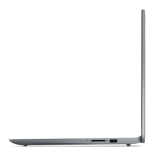 Image of Lenovo IdeaPad Slim 3i Laptop, 15.6 inch FHD Display, Intel Core i3-N305 8-Core Processor, 8GB LPDDR5 RAM, 256GB SSD, Intel UHD Graphics, Wi-Fi 6, Bluetooth 5, Windows 11 S, Arctic Grey, EAT 64GB SD Card