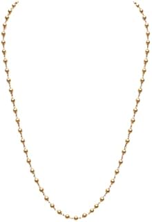 Reeti Fashions Kholapur traditional bormal necklace chain golden mala Price In India