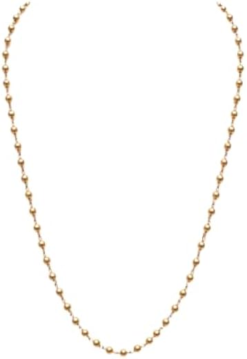 Reeti Fashions Kholapur traditional bormal necklace chain golden mala