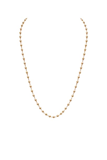 Reeti Fashions Kholapur traditional bormal necklace chain golden mala - Review, Price and Buying Guide