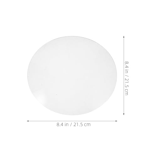Vitre pour horloge murale bombée en verre transparent et net