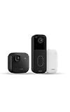 Blink Outdoor Camera 2K+ (newest gen) + Blink Video Doorbell — Wireless smart security camera, 2K video resolution, enhanced audio. Sync Module Core included — 1 camera system, Black
