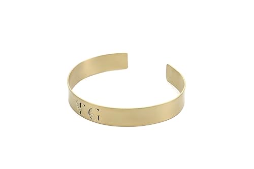 Bracelet de mariage fleuri gravé pour sceller votre amour avec vos initiales