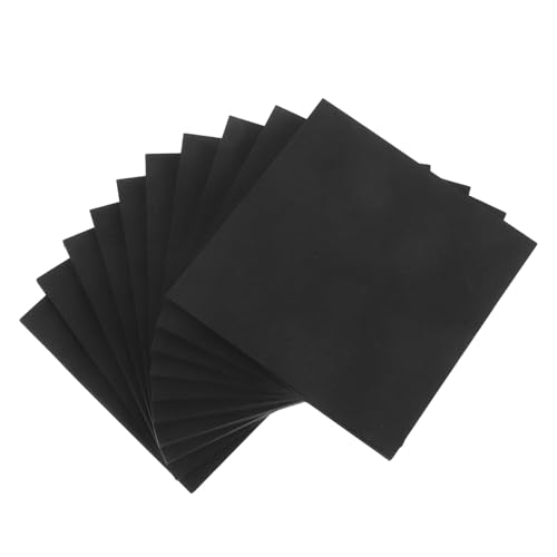 HIAKDOFT 500枚 入り黒色自己粘着メモパッド 強力接着で剥がしやすいメッステッカー 家 学校 オフィス用多用途付箋紙