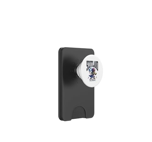 Soporte MagSafe Escocia Fútbol PopSockets PopWallet para evitar caídas
