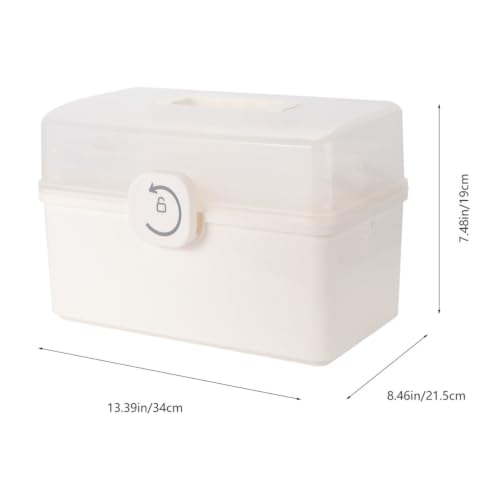 Boîte de médicaments portable à grande capacité avec poignée
