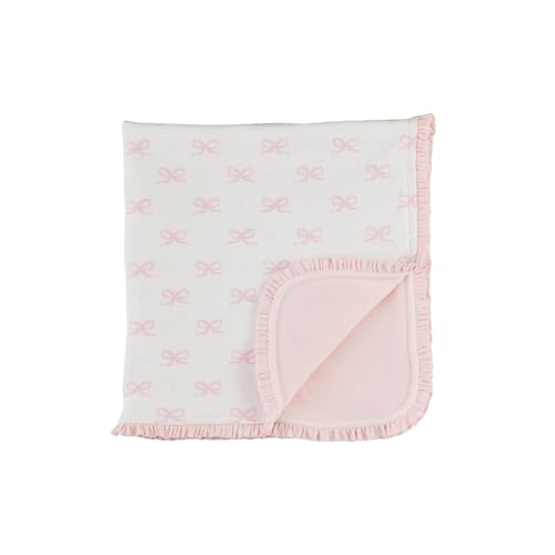 Image of Mud Pie Children's Girl Bows Arrival Blanket