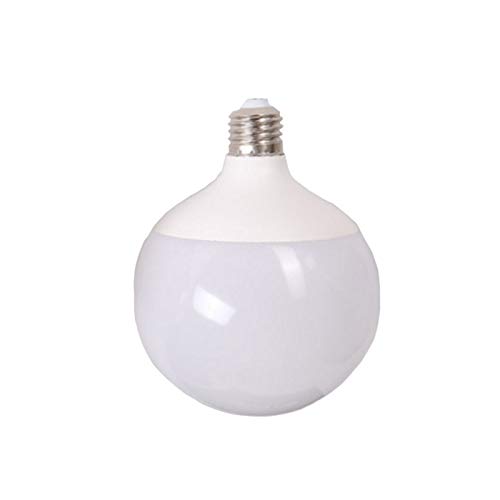 RZL Iluminación, Paquete de 5 bombillas LED esféricas CA 85~265 V, 12 W, G120, 24-5630 SMD, CRI ＞ 80, lámpara de 120 x 150 mm(Warm white)