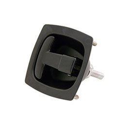 Southco N2-2-300-01-5 Compression Latch, Lift and Turn Latches, Non-Locking, Standard Cup, Steel, Black