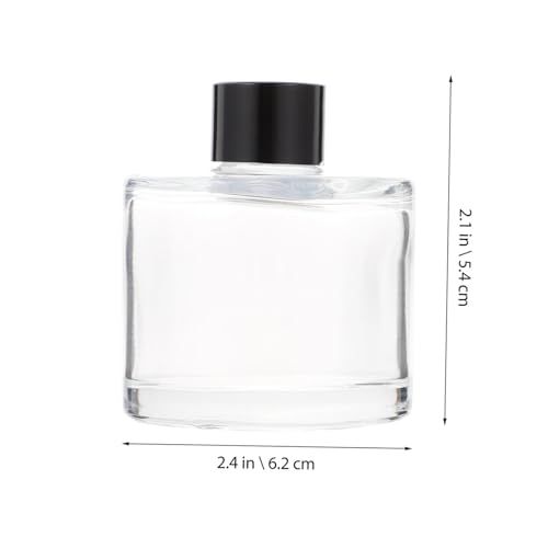 Set de 2 botellas de aromaterapia de vidrio de 50ml con varillas de ratán miniatura 2