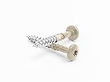 rockpanel fassadenplatten Schrauben Wovar Rockpanel Schrauben Beige Edelstahl A4 4,5 x 35 mm Torx 20 - Schachtel 200 Stück