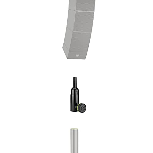 Gravity SF CURV M - Reduzierflansch 36 mm auf Curv-Flansch männlich, Solide und langlebige Konstruktion, schwarz