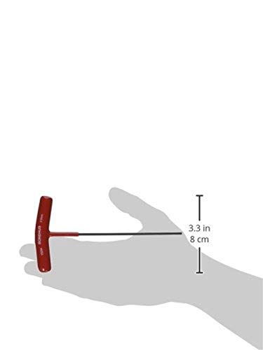 Bondhus, 2.5MM T-Handle HEX Driver 6", 2.5MM, 15254