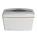 Countertop Multifold Hand Paper Towel Dispenser by Oasis Creations, Single Sheet Dispensing – Glossy White