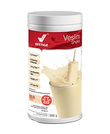 VESLIM SHAKE – KULFI FLAVOUR – 500 G| Meal Replacement Protein Powder for Weight Control & Management No Added Sugar, Dietary Supplement For Men & Women Appropriate Vitamins Added VESLIM SHAKE – KULFI FLAVOUR – 500 G| Meal Replacement Protein Powder for Weight Control & Management No Added Sugar, Dietary Supplement For Men & Women Appropriate Vitamins Added