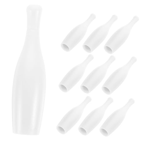 Toddmomy 10pcs Mini Bowling Pin for Tabletop Bowling Game Toy for Boys and Girls and Adults and