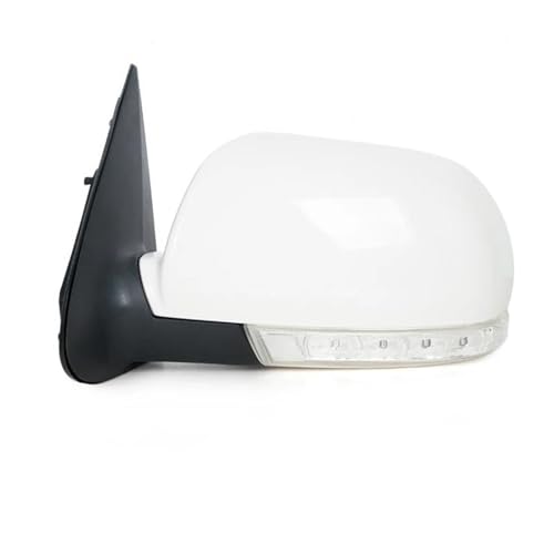 Rétroviseur pliant Santa Fe gauche blanc 5 broches électrique