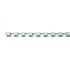 Fellowes Binderrug voor plastic binding, 25 mm diameter, 21 ringen, voor A4-documenten, wit, verpakking van 50 stuks