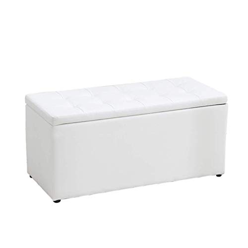 Footstool Bench Storage Storage Stool, Fashion Ottoman Storage Chest Home Sofa Change Shoe Bench - Toy Clothes Storage Box 60 * 30 * 35cm